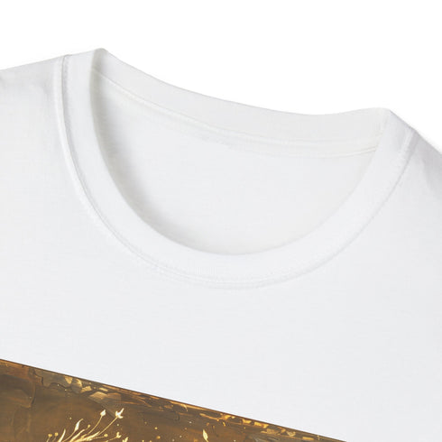 Mythical Phoenix Rising Charcoal T-Shirt for Summer, Regular Fit, Mens/Womens