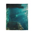 Sunken City Awakening with Energy Plush Fleece Throw Blanket