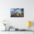 Solar Cathedral Floating in Orbit Stretched Canvas Wall Art