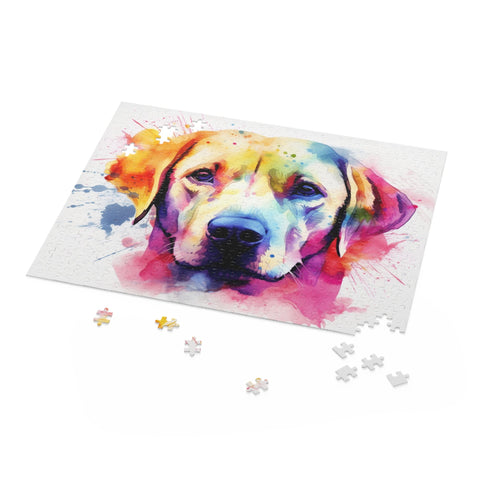 Labrador Puppy Puzzle with 120 pieces - Fun, adorable challenge for all ages