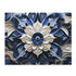 Blue porcelain texture puzzle with mesmerizing blend of colors and patterns.