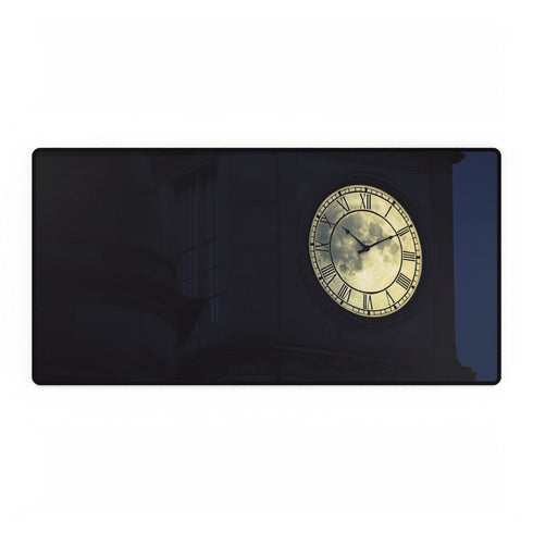 Clocktower Powered by Moon Phases Gaming XXL Extended Desk Mat
