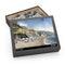 Amalfi Coast jigsaw puzzle featuring colorful buildings, crystal-clear waters, and stunning coastline
