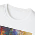 Charcoal T-shirt featuring vibrant DTG portrait of Thanos on soft cotton fabric