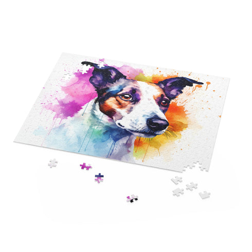 Charming Jack Russell Terrier puzzle for dog lovers and enthusiasts.