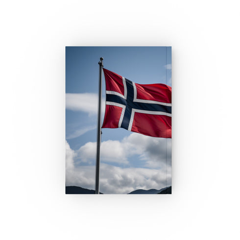 Norwegian Adventures: A Fjordland Journal - Norwegian Flag Cover, Perfect for Travel Memories and Outdoor Adventures