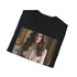 Charcoal cotton T-shirt featuring Kate Middleton's timeless elegant portrait