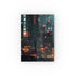 Data Streams: Cyberpunk Journal - Neon-lit future design for digital dreams and adventures. High-quality, versatile, and stylish. Great gift idea!