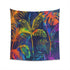 Neon Jungle Tropical Tapestry - Vibrant Palm Trees & Neon Colors - High-Quality & Stylish Decor - Available in 34 x 40 and 57 x 57 - Perfect Gift Option