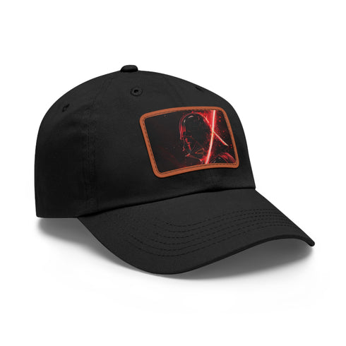 Dark Side Vader Sith baseball cap with white/light brown patch.