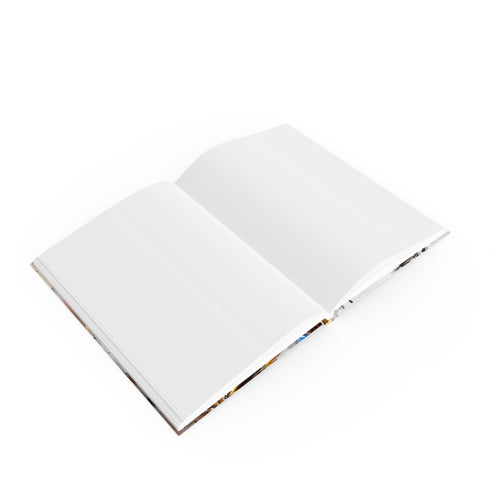 Symphony of Thoughts Music Journal - Elegant notes & instruments, perfect for composing melodies & recording your musical journey. High-quality & stylish gift option.