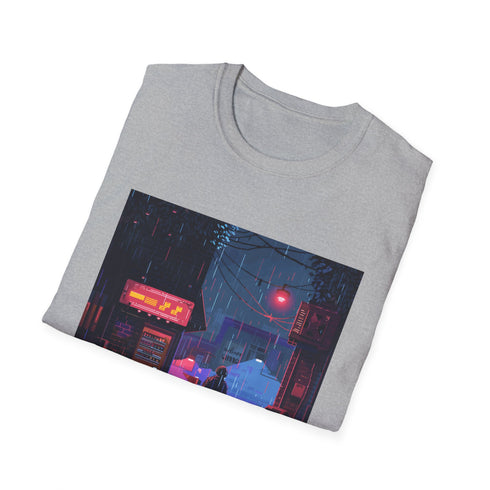 Pixel Power Retro Gaming Nostalgia T-Shirt in Charcoal Small.