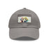 Labrador Love Embroidered Baseball Cap in White with Light Brown Patch
