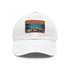 Great Barrier Reef Adventure Baseball Cap in white with coral reef design.