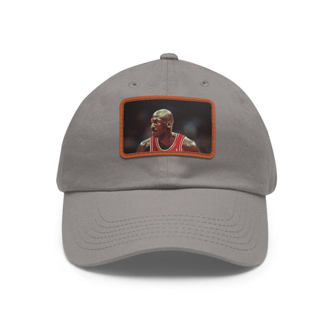 White cotton Chicago Bulls cap worn by Michael Jordan, unisex design.