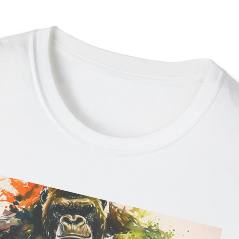 Charcoal crew neck Kong T-shirt with bold graphic featuring Skull Island theme