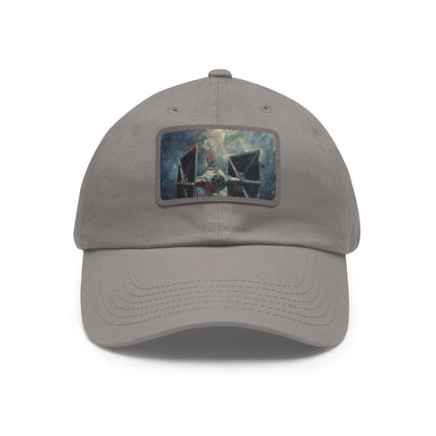 Galactic Empire Tie Fighter Cap in white with light brown patch.