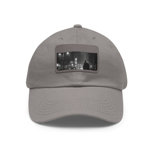 Dark Knight Gotham City Cap in White with Rectangle Patch.
