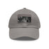 Dark Knight Gotham City Cap in White with Light Brown Patch.