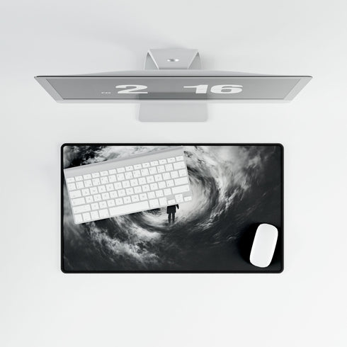 A Person Lost in a Dark Swirling Abyss Gaming XXL Extended Desk Mat