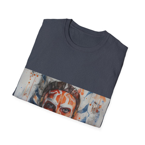 Forcewielding Ahsoka Tee in Charcoal, Star Wars cotton crew neck shirt.