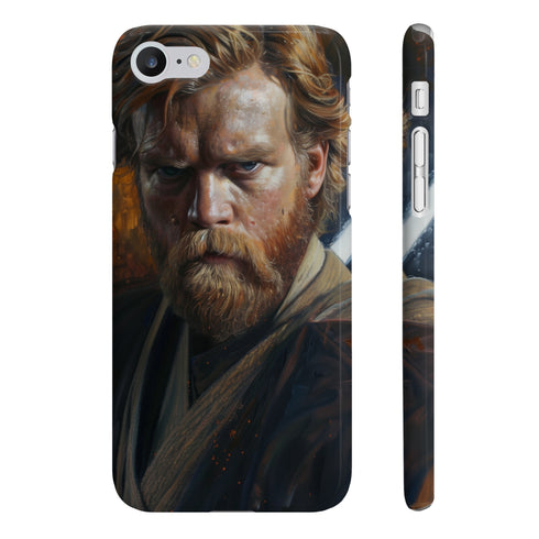 May the Force Be With You slim glossy phone case.