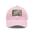 Chrysler Skyline Watercolor White Cap with Light Brown Patch Unisex Hat