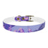 Lavender Fields Dog Collar: M Black Onyx Pet Paradise Accessory Walk