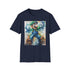 Charcoal Luigi ghostbuster T-shirt with soft cotton fabric and bold design