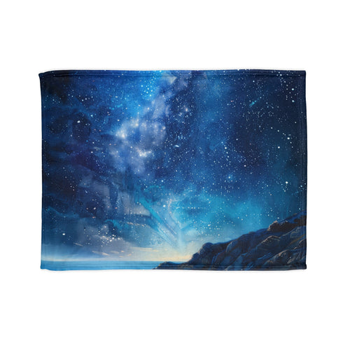Celestial Cosmica Blanket: Milky Way-inspired cozy 30'' x 40'' blanket.