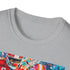 Charcoal cotton T-shirt featuring dynamic Chiefs victory painting with bold brushstrokes
