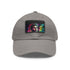 Neon Dreams Zac Efron Watercolor Cap in White with Light Brown Patch