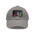 Neon Dreams Zac Efron Watercolor Cap in White with Light Brown Patch