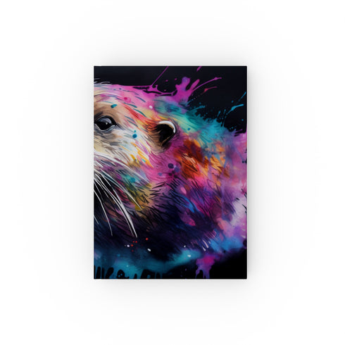 Otter Joy Journal: Playful watercolor cover, perfect for capturing joyful moments. High-quality, versatile, and stylish. Great gift idea!