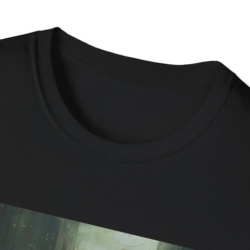 Star Wars Tie Fighter charcoal T-shirt for men and women, DTG printed.