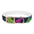 Neon Urban Graffiti Dog Collar in vibrant black onyx option.
