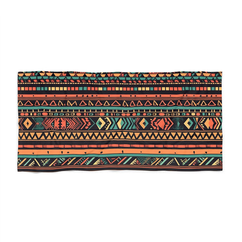 Shop our Aztec Summer Beach Towels for a stylish beach day look. These towels feature a vibrant Aztec pattern