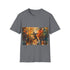 Rainbow Rhapsody Gene Kelly Tee in Charcoal size S. Cotton crew neck t-shirt