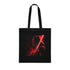 Black cotton Darth Vader Tote Bag - perfect for Star Wars fans.