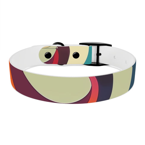 Retro Waves Dog Collar: Vibrant, Stylish and Fun!