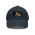 Messi Neon Splash Cap in White with Light Brown Rectangle Patch