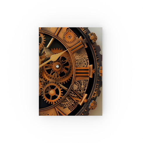 Steampunk Journal - Time Traveler's Companion with Clockwork Motif: High-quality and stylish, perfect for all seasons. Makes a great gift! Explore more at BenCPrints.