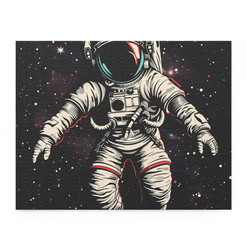 Space Explorer Jigsaw Puzzle - Mesmerizing astronaut floating among stars for space enthusiasts