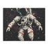 Space Explorer Jigsaw Puzzle - Mesmerizing astronaut floating among stars for space enthusiasts