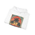 Vintage Surf Hoodie with Palm Paradise sunset and palm trees design.
