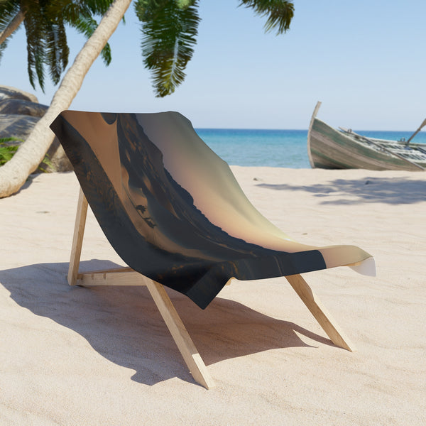 this beach towel is a must-have accessory for your beach outings. Elevate your beach experience with this Moonlit Desert Sand Dunes and Libyan Desert Glass Beach Towel.
Indulge in luxury with this Moonlit Desert Sand Dunes and Libyan Desert Glass beach towel