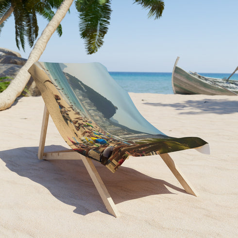 this towel is a stylish accessory for beachgoers looking to stand out in style. Whether youre lounging by the water or enjoying a sunset picnic