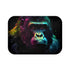 Vibrant gorilla bath mat with electrifying neon colors for bold bathrooms.