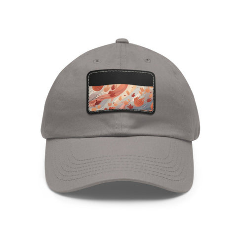 Autumn foliage patterned cotton baseball cap for every fall adventure.