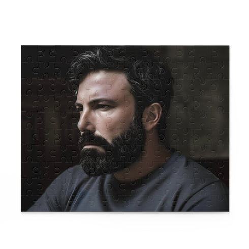 Ben Affleck jigsaw puzzle featuring the charming actor for fans.